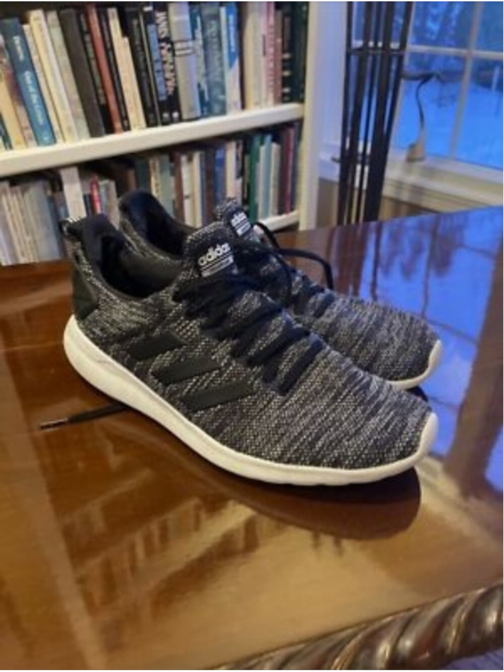 Adidas Lite Racer BYD Athletic Running Shoes Black and White Mens Size 9.5 Shoes
